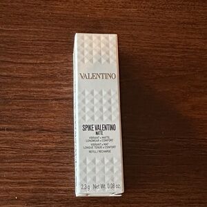 Valentino Spike Matte Lipstick in White Box